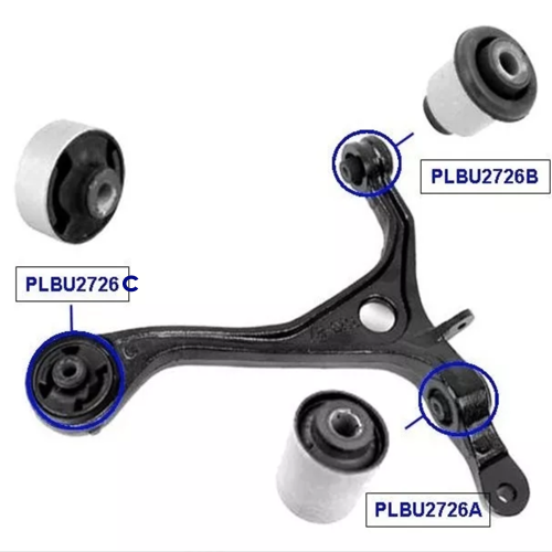 Kit 3 BUCHAS BANDEJA INFERIOR DIANTEIRA - HONDA ACCORD (2008-2010)