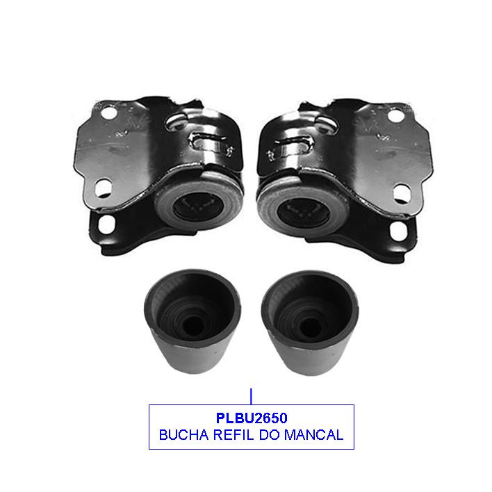 PAR BUCHA MANCAL BANDEJA DIANTEIRA - FORD FUSION TITANIUM (2013-2018)
