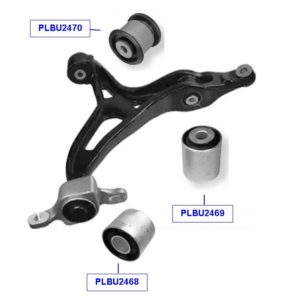 KIT 3 BUCHA BANDEJA INFERIOR DIANTEIRA - MERCEDES BENZ ML 320/350/500/63 (2006/2011)