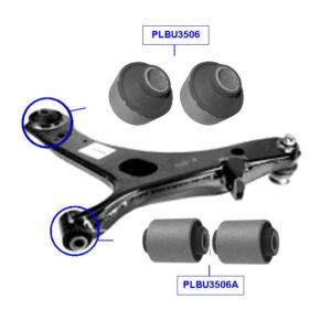 4 BUCHAS BANDEJA DIANTEIRA - SUBARU OUTBACK / FORESTER (2002-2018)