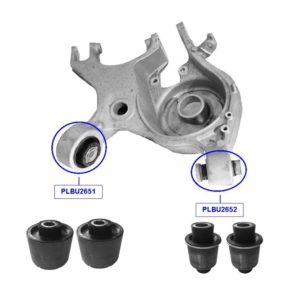 KIT 4 BUCHA BANDEJA TRASEIRA - FORD FUSION TITANIUM (2013-2018)