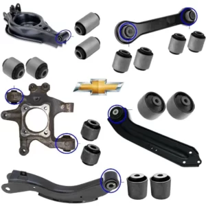 Kit Completo 14 Buchas Suspensão Traseira - Chevrolet Captiva (2008-2016)