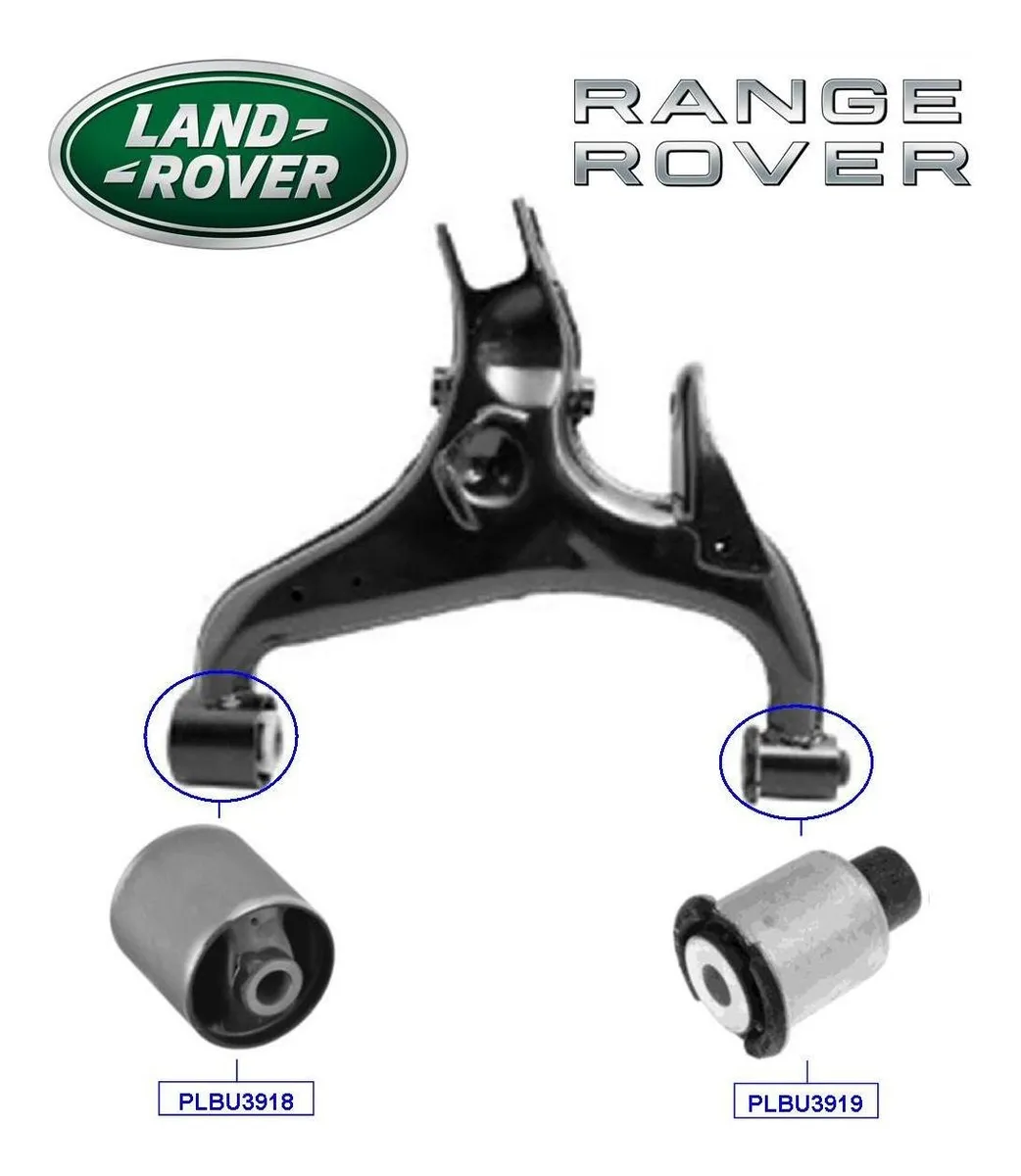 Kit 2 Buchas Bandeja Balança Inferior Traseira - Land Rover Discovery 3