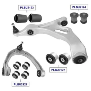 Kit 10 Buchas Bandeja Balança Dianteira Superior e Inferior - Porsche Cayenne