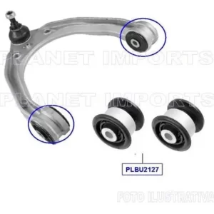 Kit 2 Buchas Bandeja Superior Dianteira - Porsche Cayenne