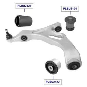 Kit 3 Buchas Bandeja Balança Inferior Dianteira - Porsche Cayenne